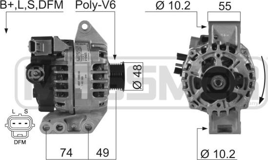 ERA 210425 - Ģenerators autospares.lv