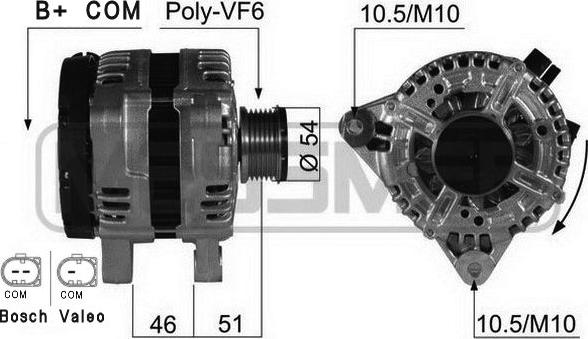 ERA 210420 - Alternator www.autospares.lv