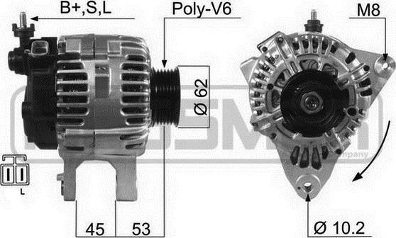 ERA 210479 - Генератор www.autospares.lv