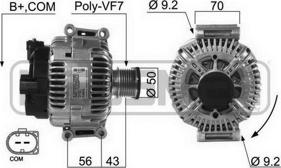 ERA 210475A - Ģenerators autospares.lv