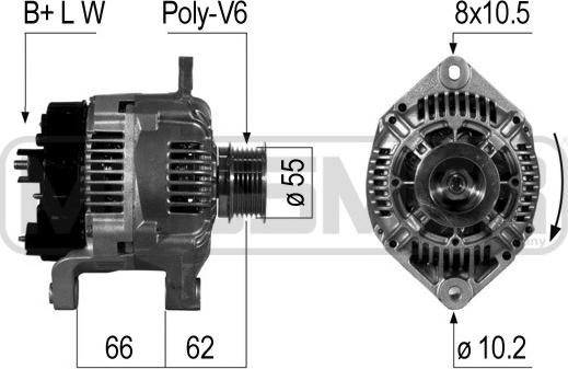 ERA 210478 - Ģenerators autospares.lv