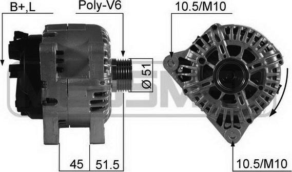 ERA 210543 - Alternator www.autospares.lv