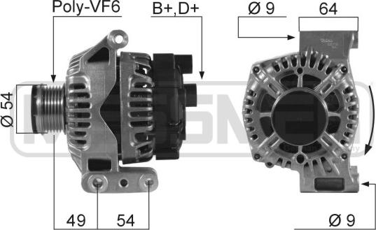 ERA 210550 - Ģenerators www.autospares.lv