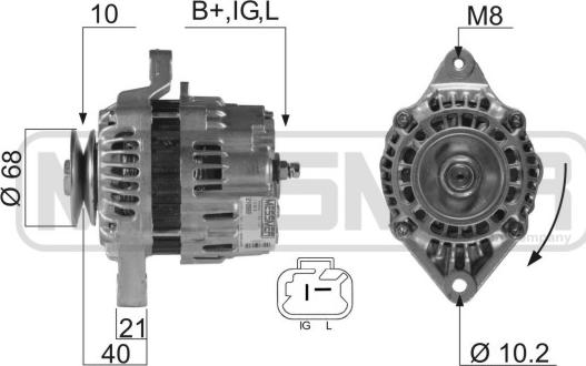 ERA 210560 - Alternator www.autospares.lv