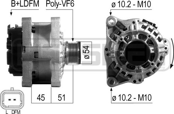 ERA 210501 - Ģenerators autospares.lv