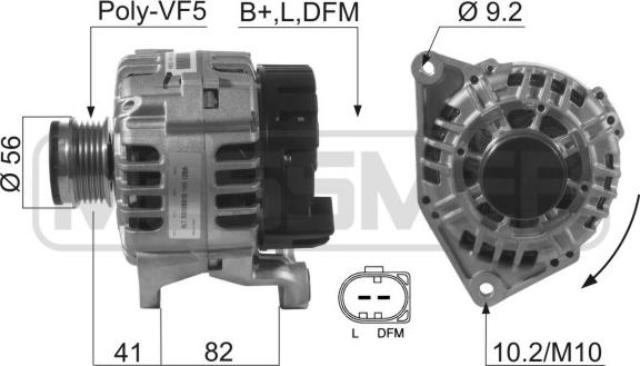 ERA 210524 - Alternator www.autospares.lv