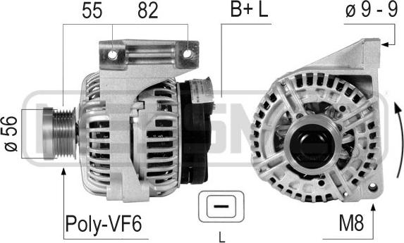 ERA 210528A - Ģenerators www.autospares.lv