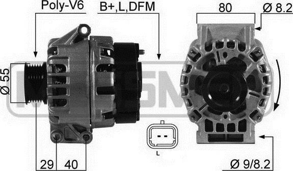 ERA 210523A - Ģenerators www.autospares.lv