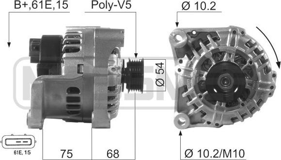 ERA 210571 - Alternator www.autospares.lv