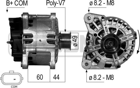 ERA 210698 - Ģenerators autospares.lv