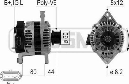 ERA 210643 - Ģenerators www.autospares.lv