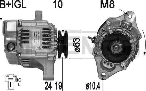 ERA 210657 - Alternator www.autospares.lv