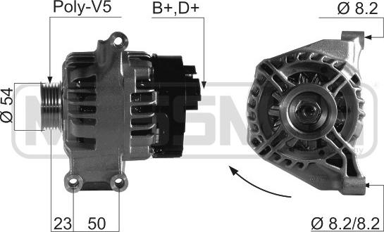 ERA 210661 - Генератор www.autospares.lv