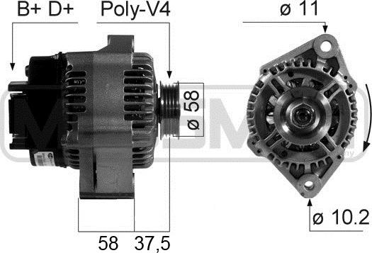 ERA 210667 - Ģenerators autospares.lv