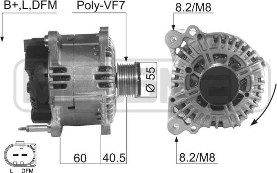 ERA 210606 - Ģenerators www.autospares.lv