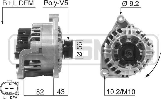 ERA 210601 - Ģenerators autospares.lv