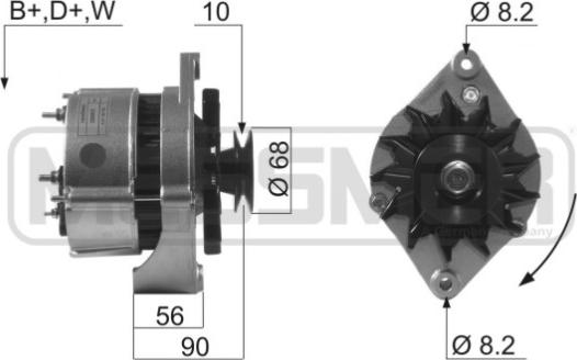 ERA 210619A - Генератор www.autospares.lv