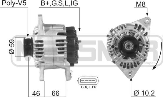 ERA 210611 - Alternator www.autospares.lv