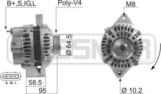 ERA 210613 - Alternator www.autospares.lv