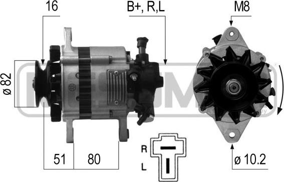 ERA 210680 - Ģenerators www.autospares.lv