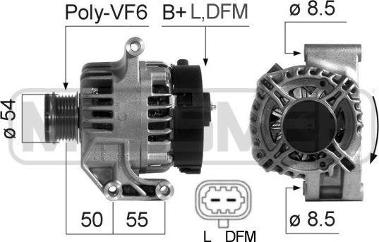 ERA 210687 - Ģenerators www.autospares.lv