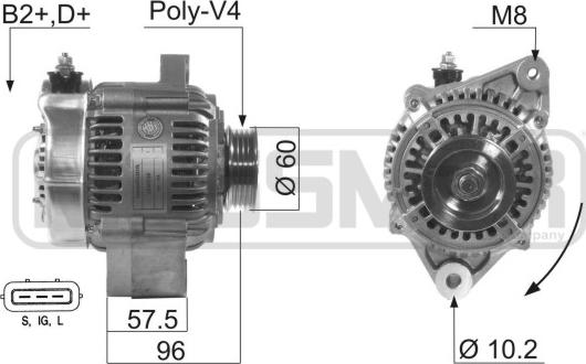 ERA 210629A - Ģenerators www.autospares.lv