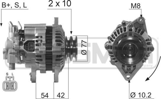 ERA 210622A - Ģenerators www.autospares.lv