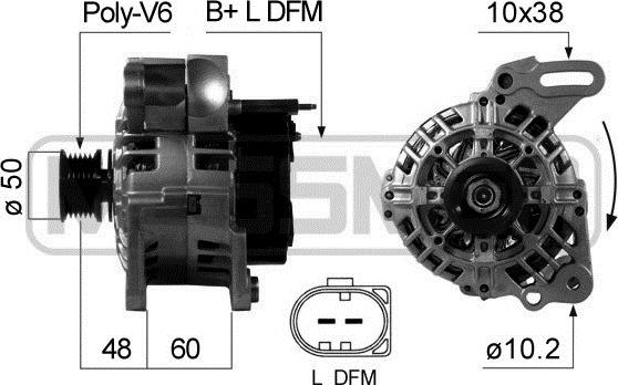 ERA 210671 - Alternator www.autospares.lv