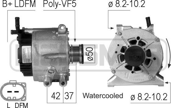 ERA 210044 - Ģenerators www.autospares.lv