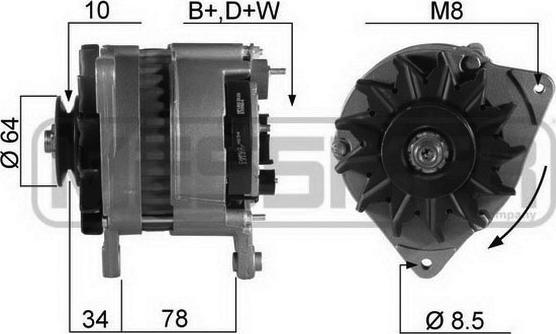 ERA 210055R - Ģenerators www.autospares.lv