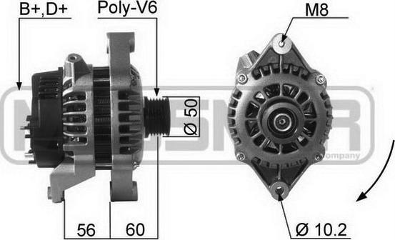 ERA 210065 - Генератор www.autospares.lv