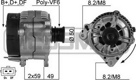 ERA 210061A - Генератор www.autospares.lv