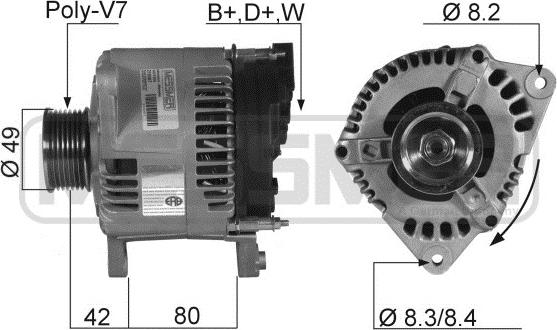 ERA 210067A - Ģenerators www.autospares.lv