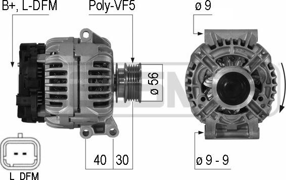 ERA 210001A - Ģenerators www.autospares.lv