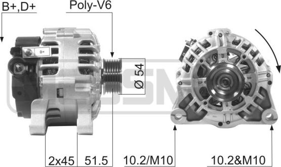 ERA 210016 - Alternator www.autospares.lv