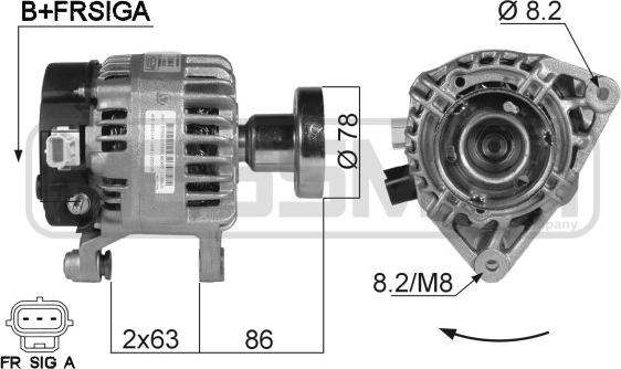 ERA 210013 - Alternator www.autospares.lv