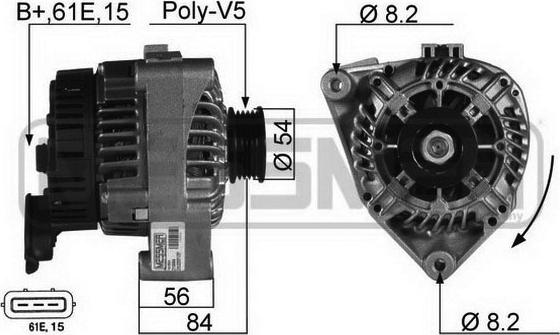 ERA 210084R - Ģenerators www.autospares.lv