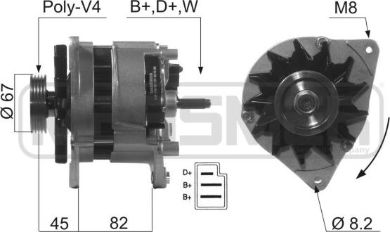 ERA 210085A - Ģenerators www.autospares.lv