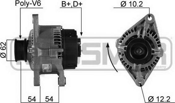 ERA 210034A - Генератор www.autospares.lv