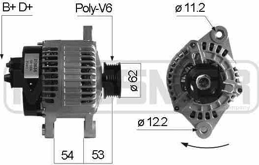 ERA 210035A - Ģenerators www.autospares.lv