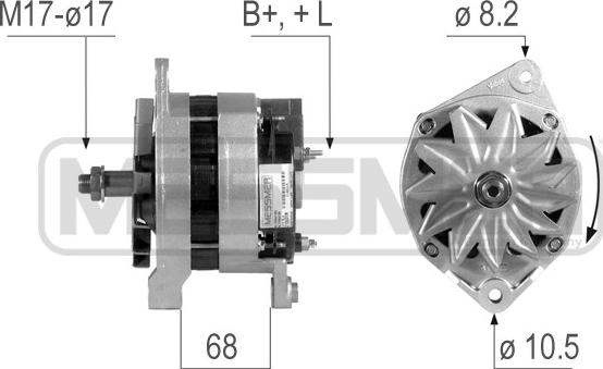 ERA 210031A - Генератор www.autospares.lv