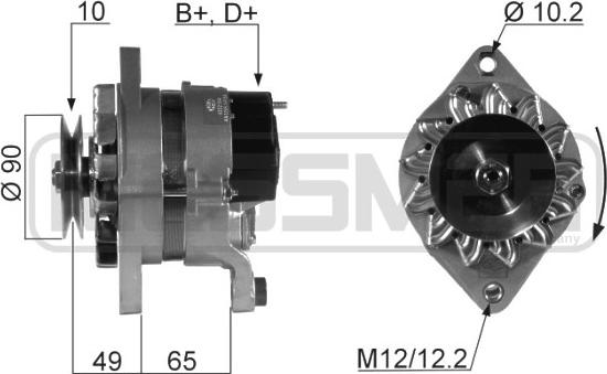 ERA 210033 - Генератор www.autospares.lv