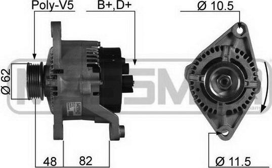 ERA 210079 - Генератор www.autospares.lv