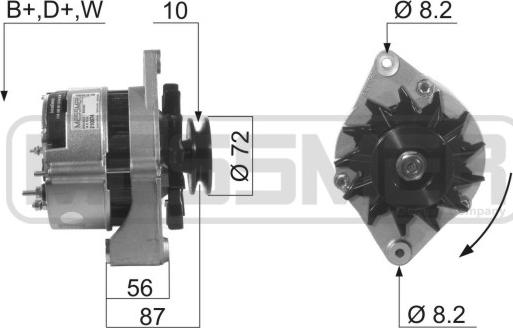 ERA 210074A - Генератор www.autospares.lv