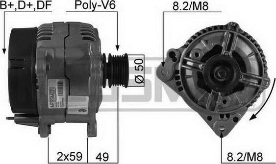 ERA 210199A - Ģenerators www.autospares.lv