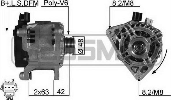 ERA 210196 - Ģenerators autospares.lv