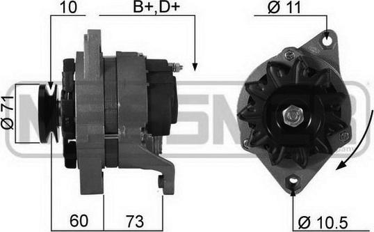 ERA 210190R - Alternator www.autospares.lv