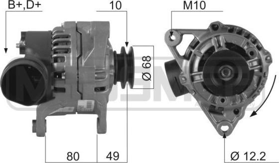 ERA 210191A - Ģenerators www.autospares.lv