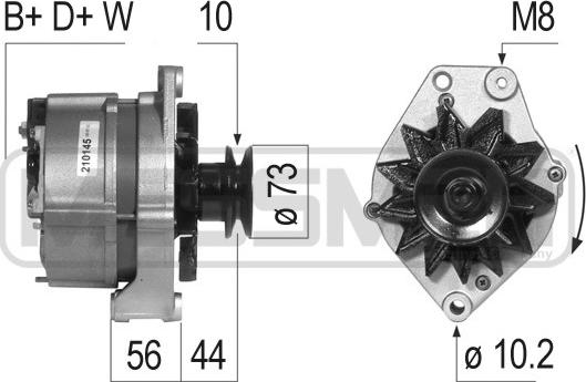 ERA 210145A - Alternator www.autospares.lv