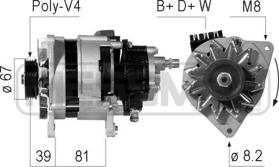 ERA 210154A - Ģenerators www.autospares.lv